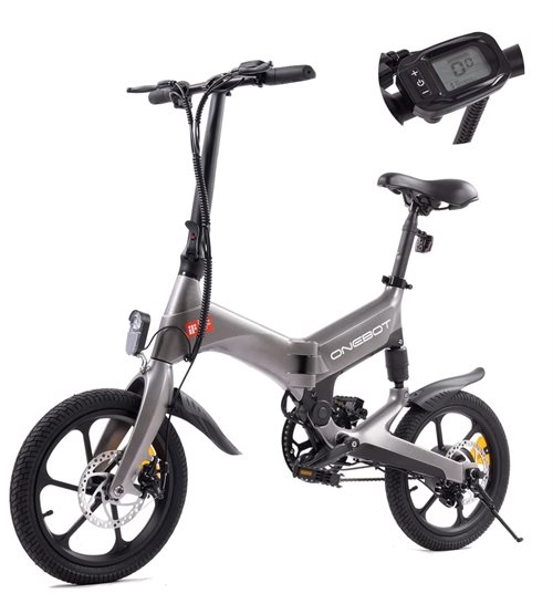 Onebot Cykel Foldebar Grå Kampagne - Cykel