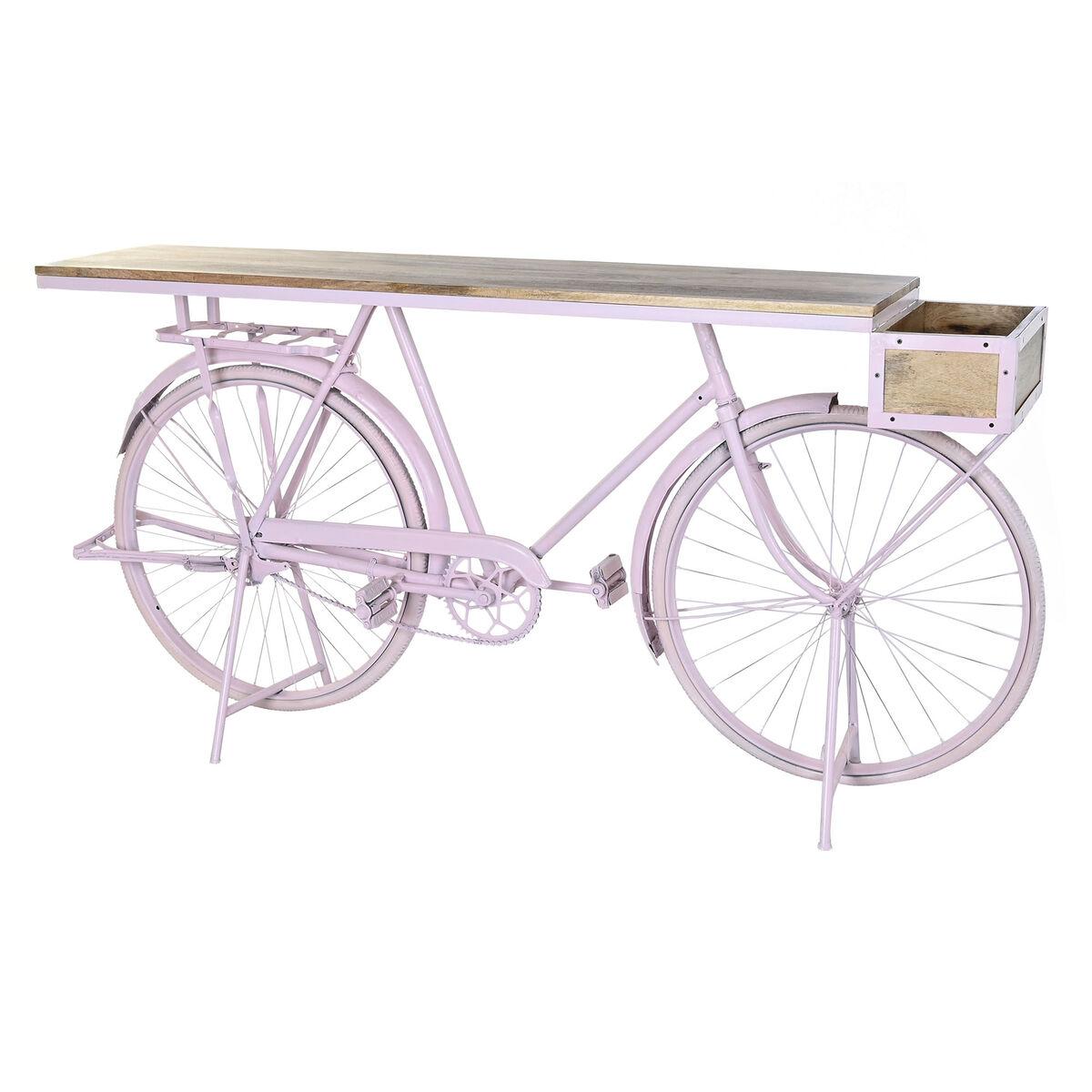 Konsol Cykel 180 Lyserød Jern Mangotræ - Dkd Home Decor Cykel  - 8424002050115